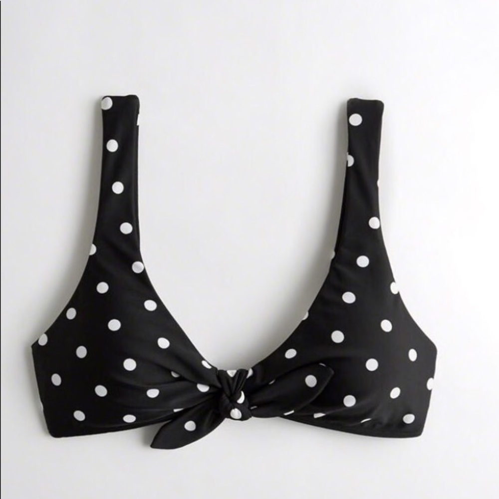 Hollister tie front knot bikini top & bottoms nwt